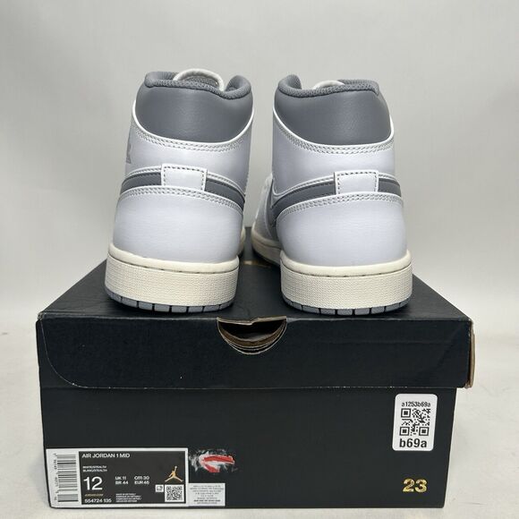 Nike Shoes Air Jordan 1 Mid Retro “Neutral Grey” 2024 - Picture 4 of 6